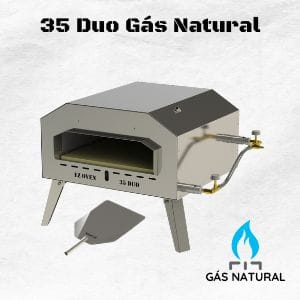 EZ Oven 35 Duo Gás Natural + Pá de Montagem Inox