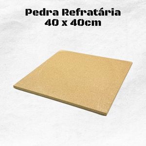 Pedra Refratária Cordierita 40 x 40cm